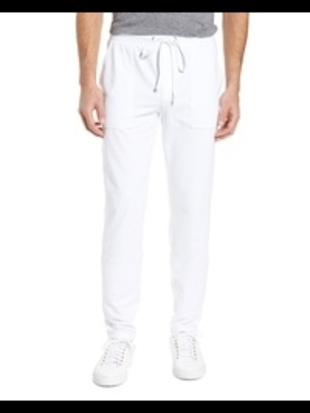Goodlife Soft White Jogger Sweatpants - Minimal Everyday Lounge